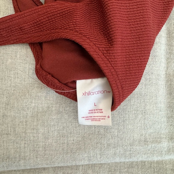 Target Rib Knit Bikini Top, Size Large - Picture 7 of 7